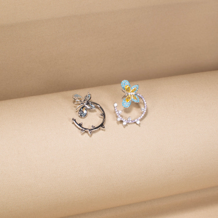 Sunny Meadow Butterfly Studs