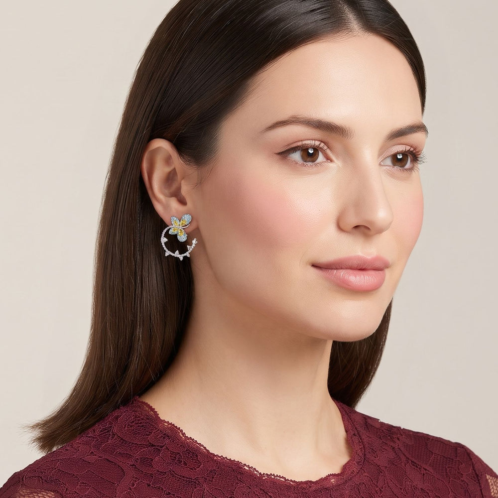 Sunny Meadow Butterfly Studs