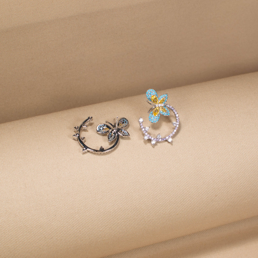 Sunny Meadow Butterfly Studs