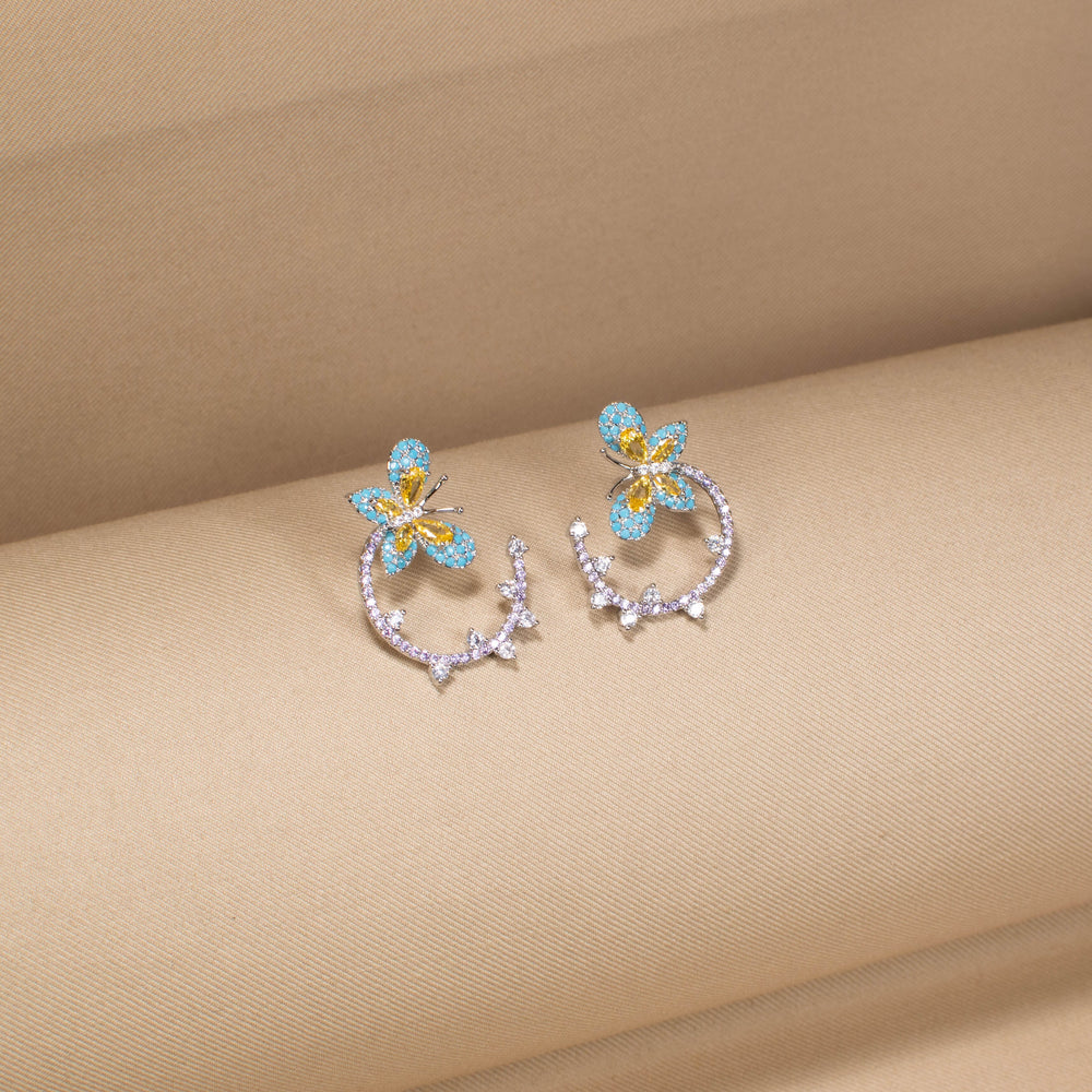 Sunny Meadow Butterfly Studs