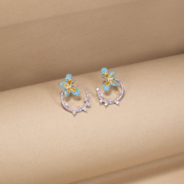 Sunny Meadow Butterfly Studs