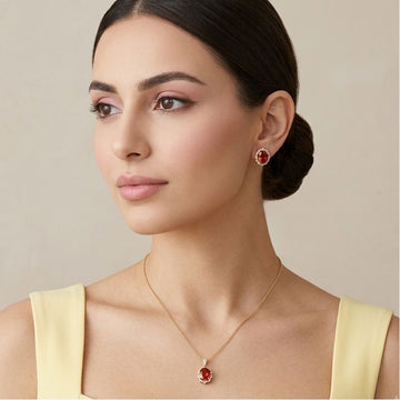 Sunset Flare Pendant Set