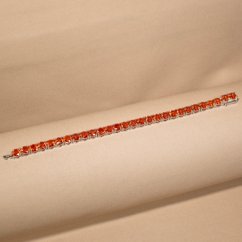 Sunset Glow Tennis Bracelet