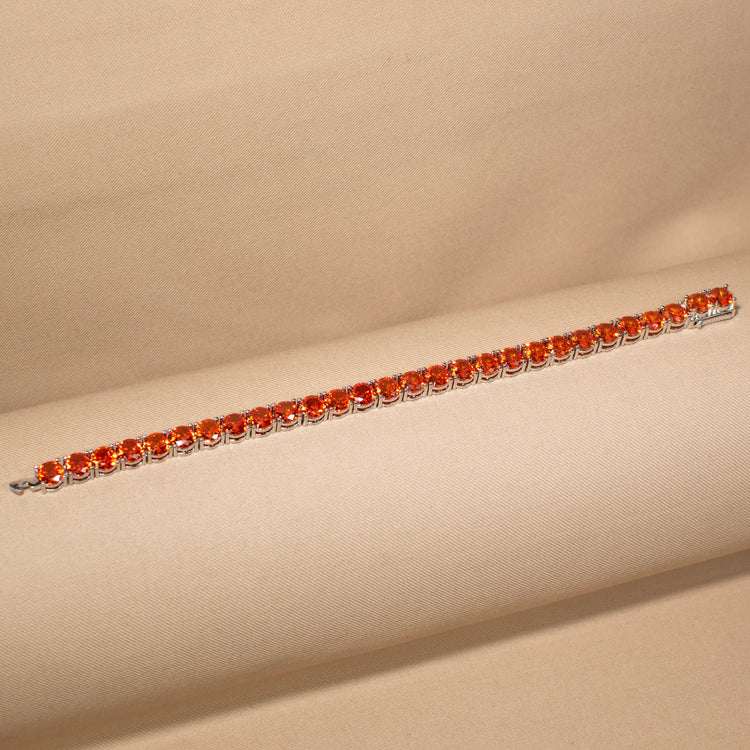 Sunset Glow Tennis Bracelet