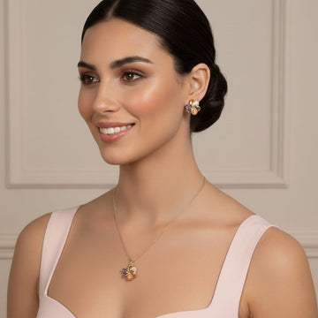 Sunset Swirl Pendant Set