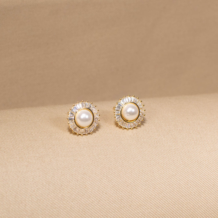 Supernova Pearl Pendant Set with Ring