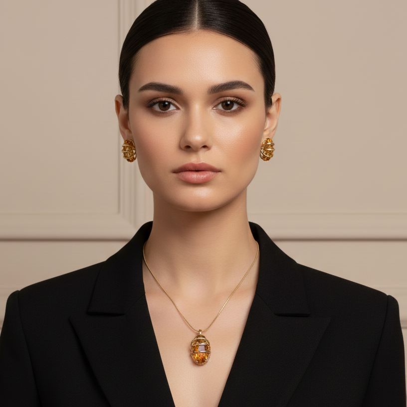 Susan Pendant Set-Glitterati Collection