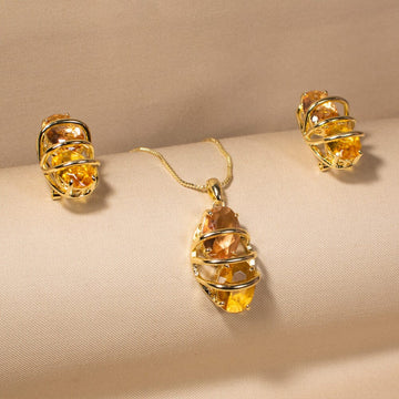 Susan Pendant Set-Glitterati Collection