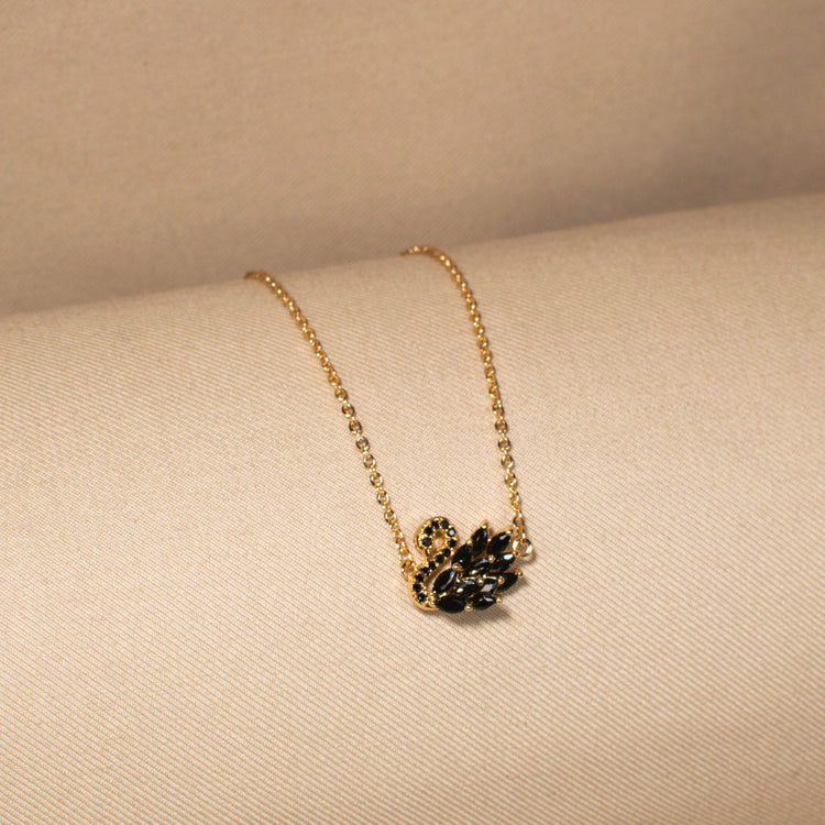 Swan Lake Pendant Set - Black
