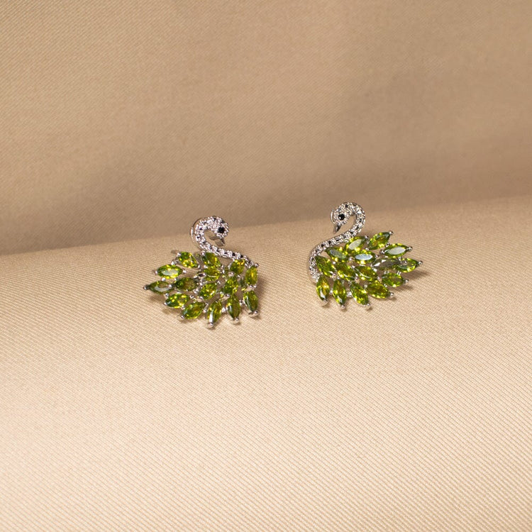 Swan Lake Pendant Set - Green - Edgy Collection