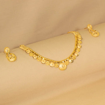 Swara Gold Replica Necklace Set - Alankar Collection