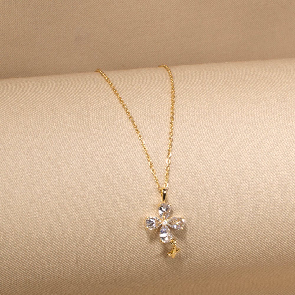 Sweet Clover Pendant Set with Ring