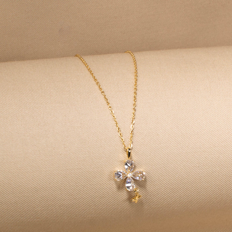 Sweet Clover Pendant Set with Ring