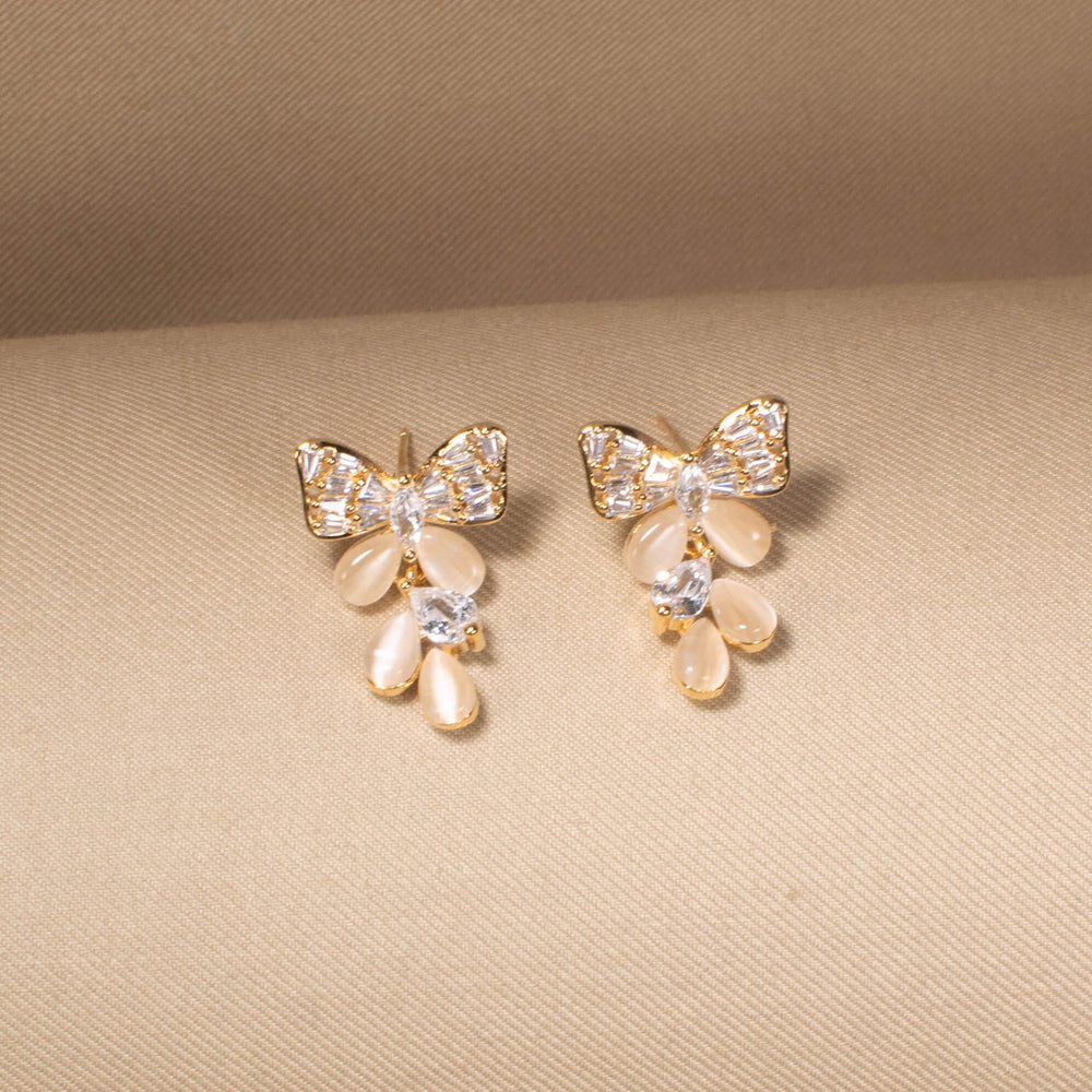 Sweet Ribbon Drop Earrings
