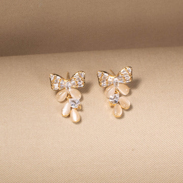 Sweet Ribbon Drop Earrings