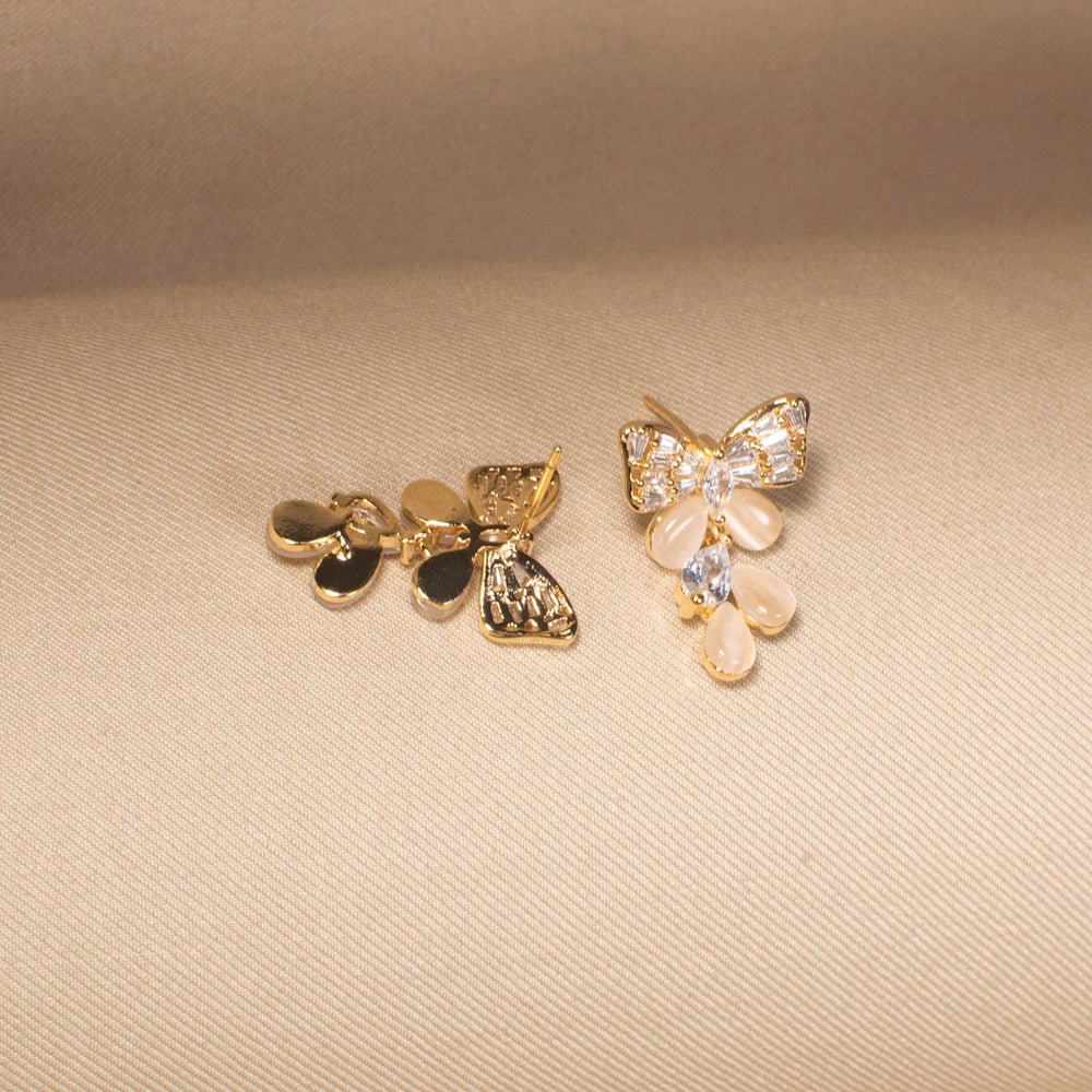 Sweet Ribbon Drop Earrings