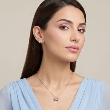 Sweetheart Flutter Pendant Set