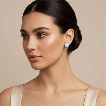 The Aurora Snowflake Studs