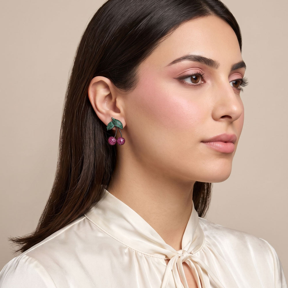 The Berry Juicy Sparkle Earrings
