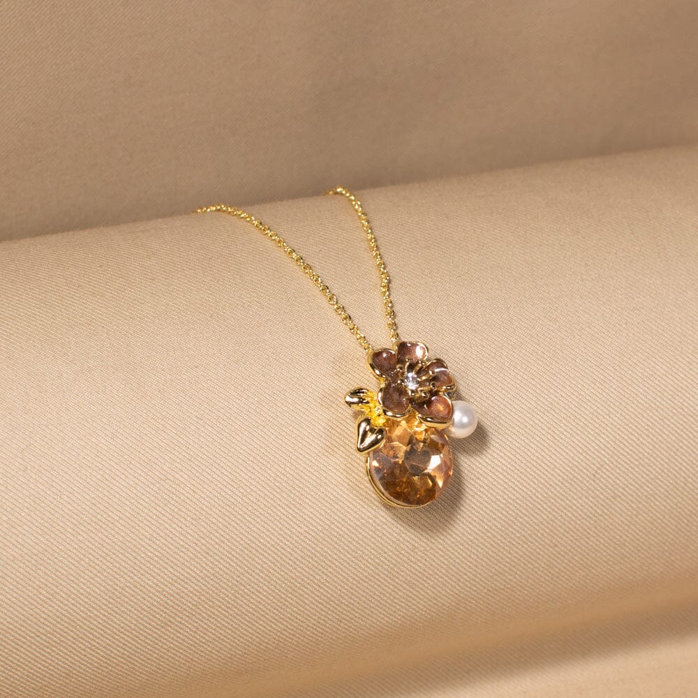 The Champagne Cluster Pendant Set - Minima Collection