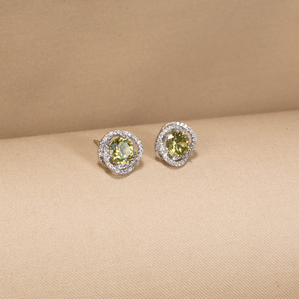 The Chandelier Moss Studs
