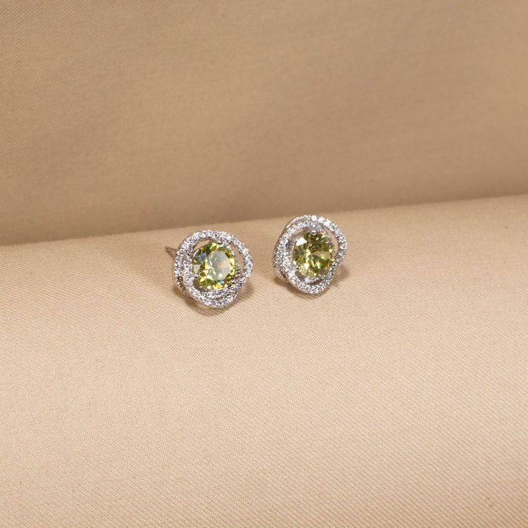 The Chandelier Moss Studs