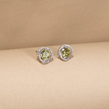 The Chandelier Moss Studs