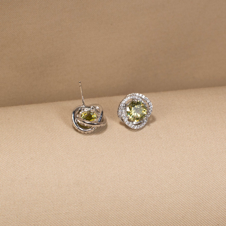 The Chandelier Moss Studs