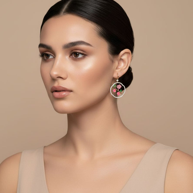 The Cherry Blossom Hoop - Edgy Collection