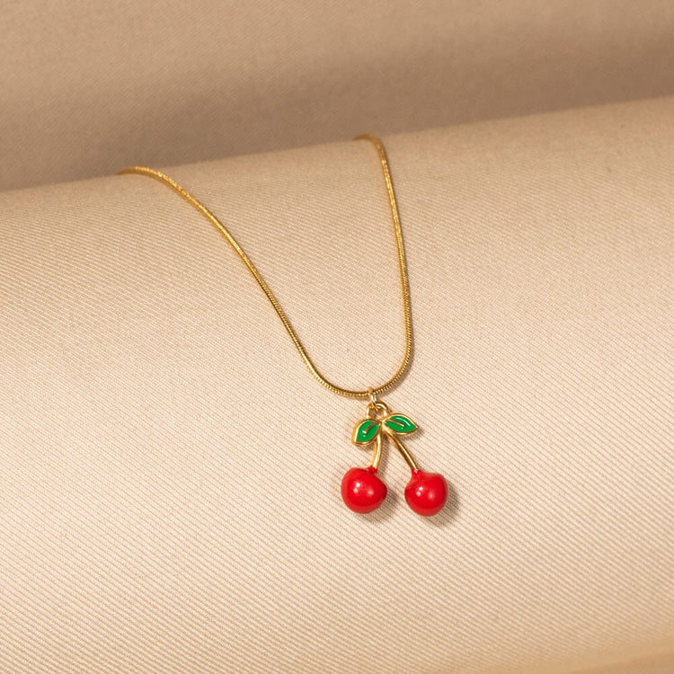 The Cherry On Top  Pendant Set