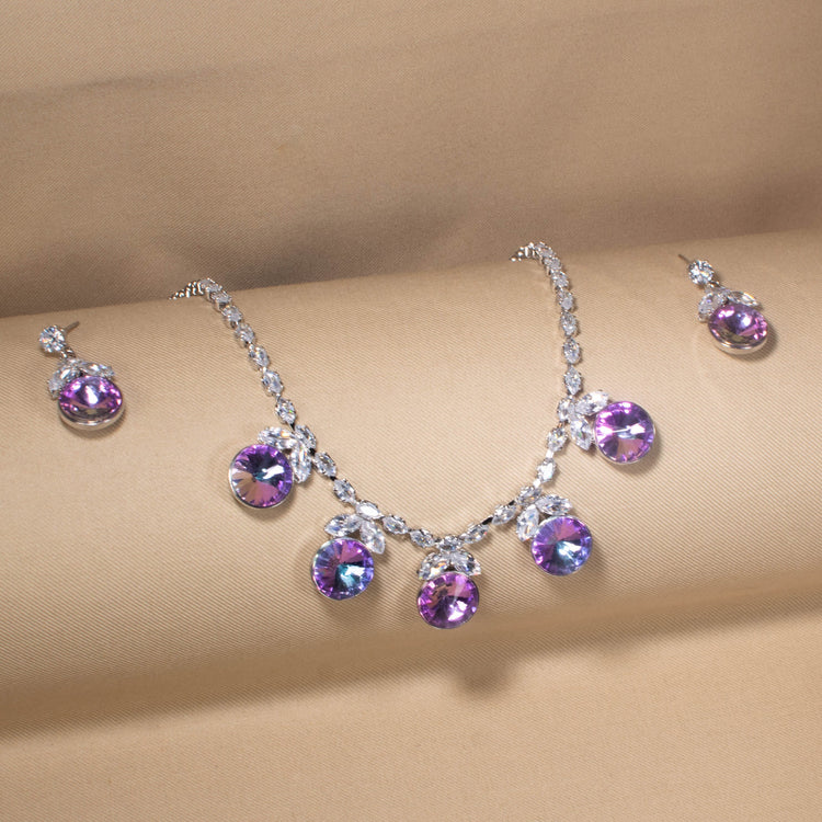 The Cosmic Violet Necklace Set