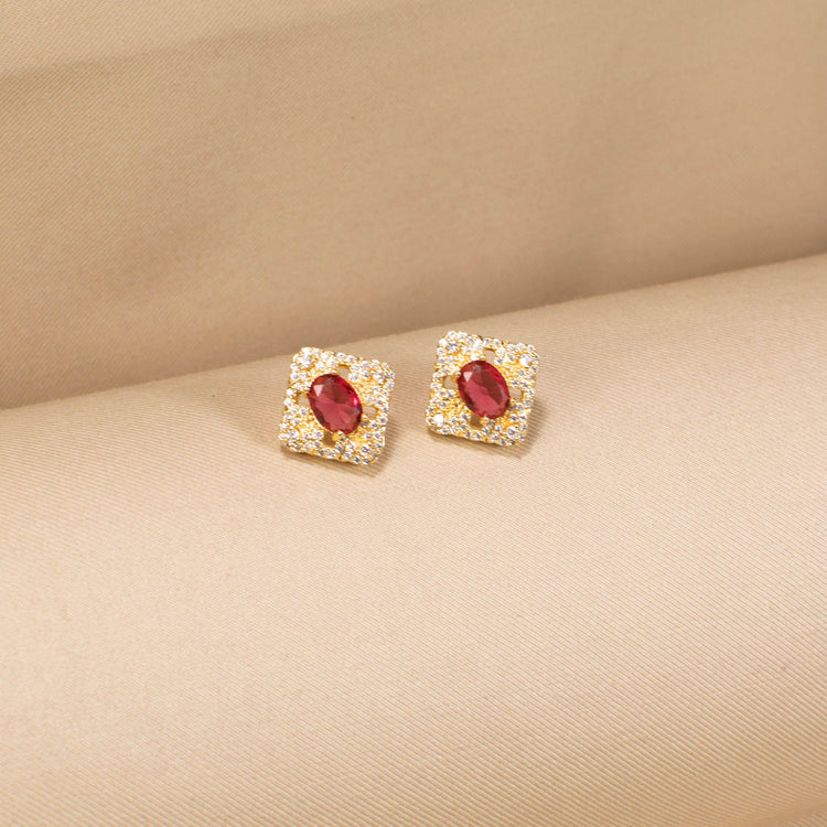 The Crimson Royale Pendant Set