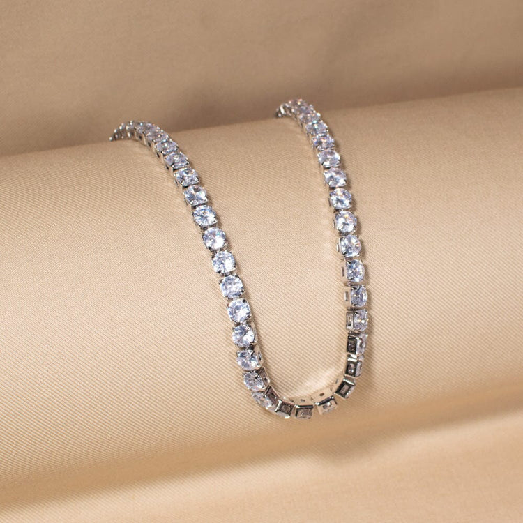 The Crystal River Tennis Necklace (no earrings)