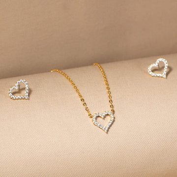 The Dainty Love Pendant Set