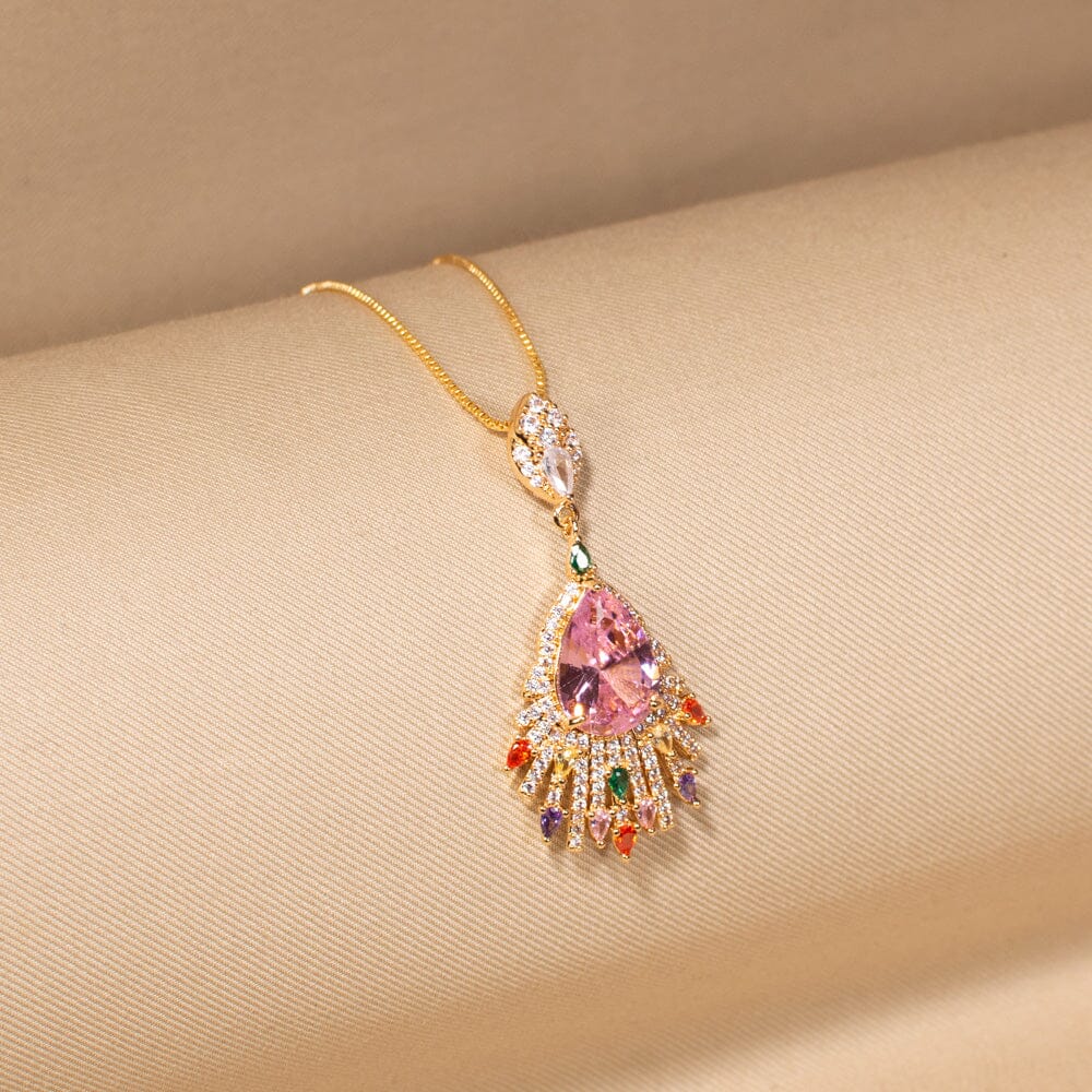 The Diva Drop Pendant Set-Glitterati Collection