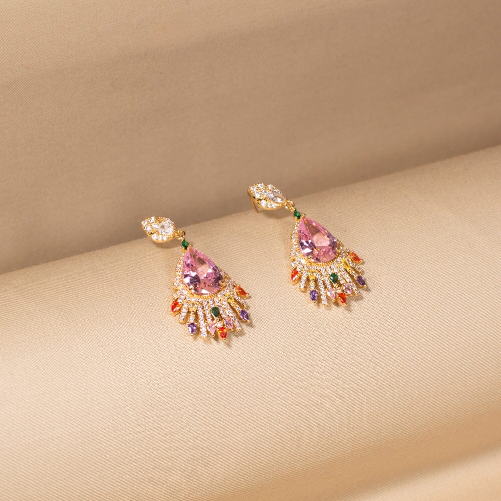 The Diva Drop Pendant Set-Glitterati Collection