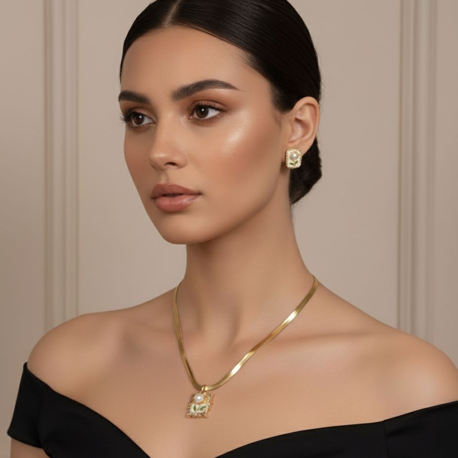 The Empress Frame Pendant Set-Nature Collection