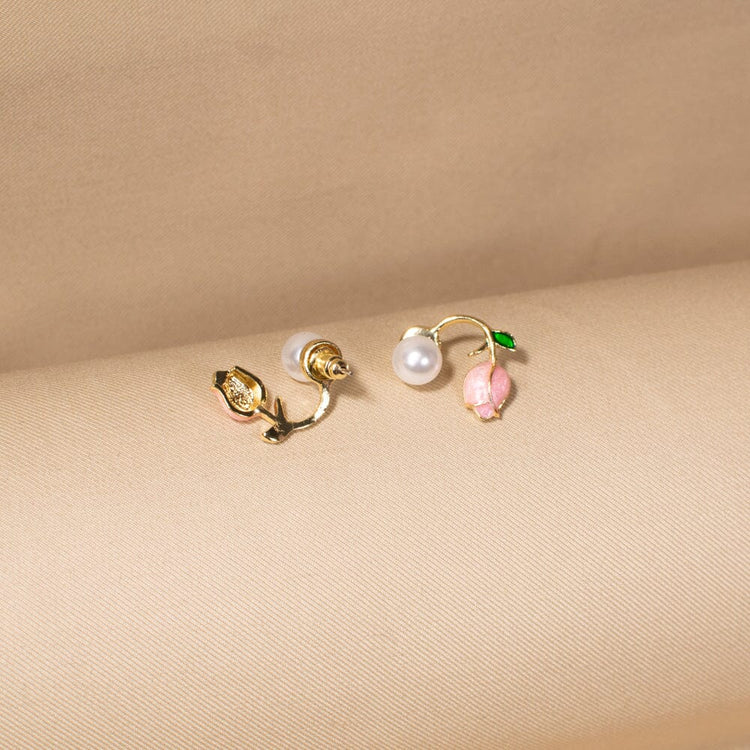 The Enamel Garden Studs - Minima Collection