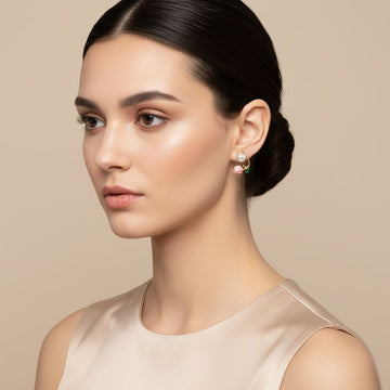 The Enamel Garden Studs - Minima Collection