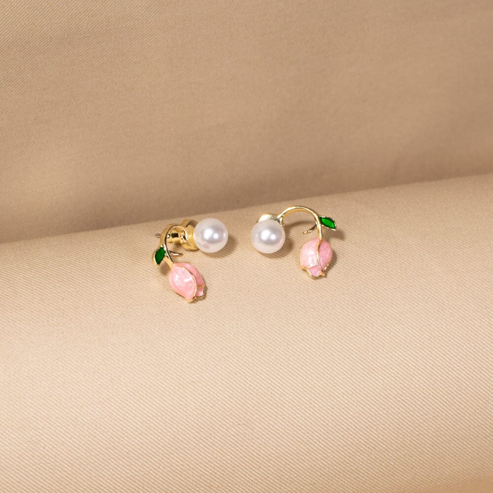 The Enamel Garden Studs - Minima Collection
