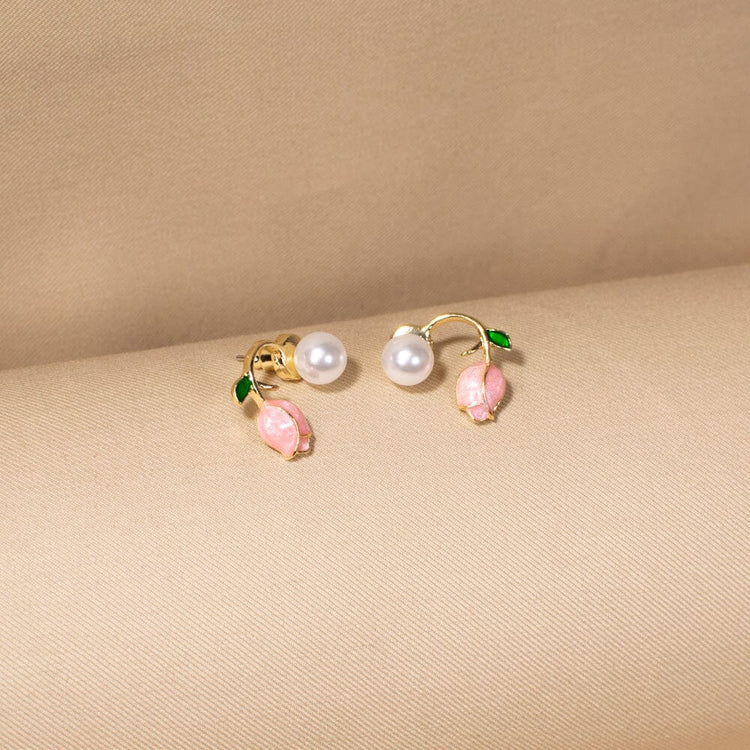The Enamel Garden Studs - Minima Collection