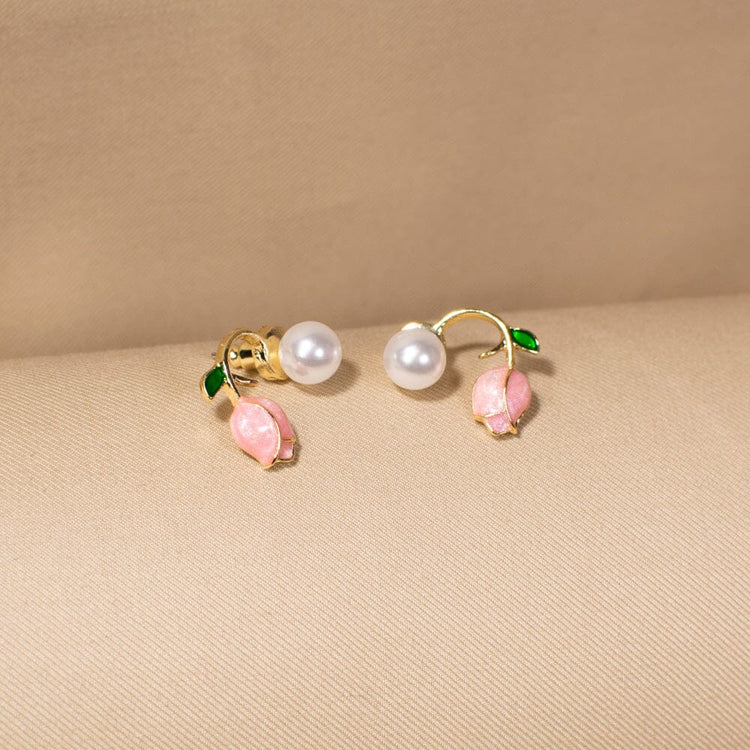 The Enamel Garden Studs - Minima Collection