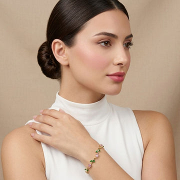 The Enchanted Vine Bracelet - Pink