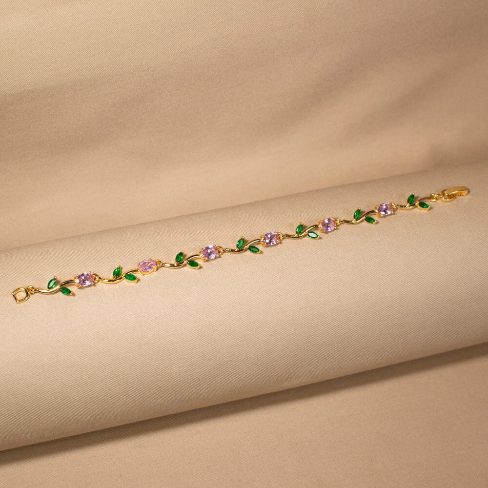 The Enchanted Vine Bracelet - Pink