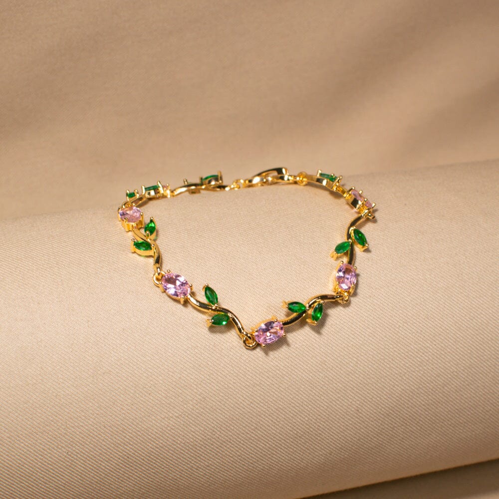The Enchanted Vine Bracelet - Pink