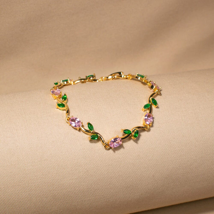 The Enchanted Vine Bracelet - Pink