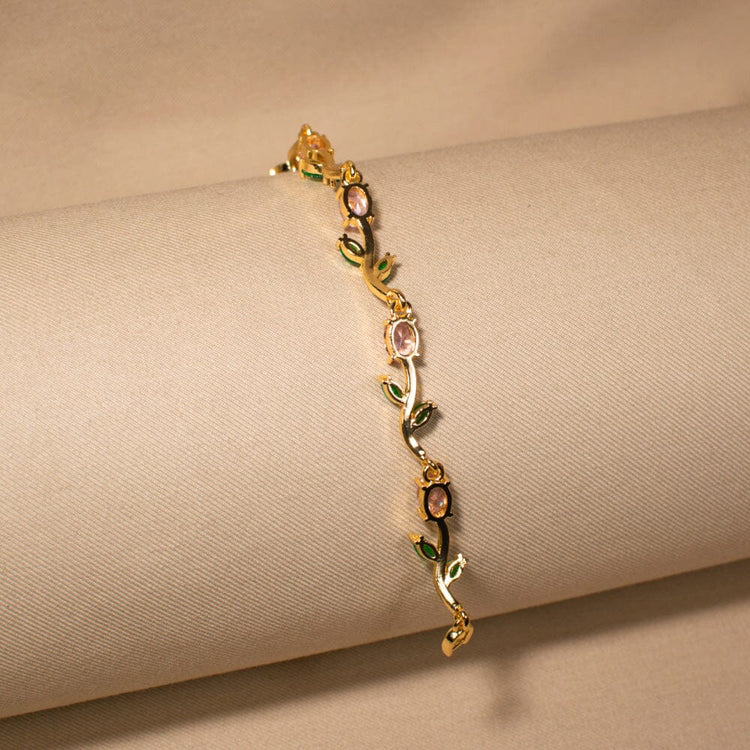 The Enchanted Vine Bracelet - Pink