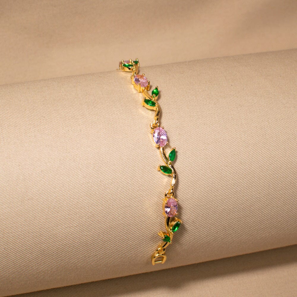 The Enchanted Vine Bracelet - Pink