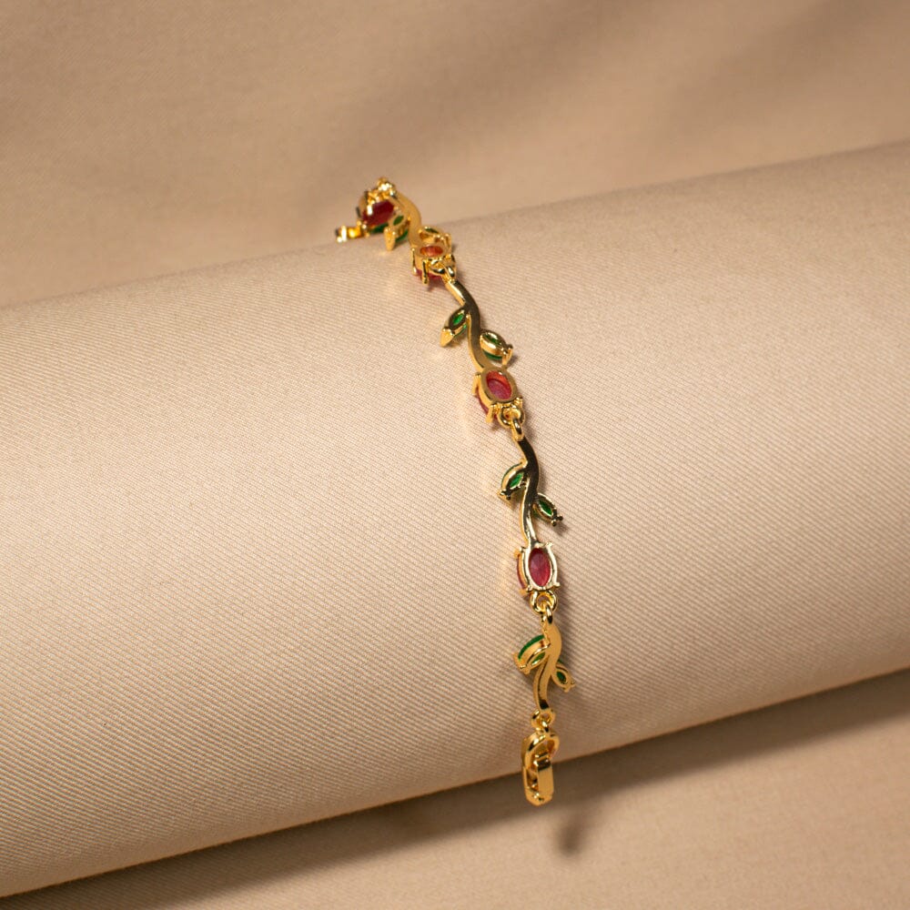 The Enchanted Vine Bracelet - Red