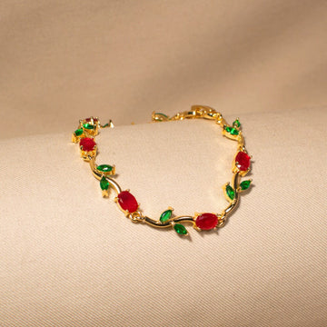 The Enchanted Vine Bracelet - Red